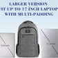 Grey 17 Inch TSA Friendly Travel Laptop Backpack for Women and Men