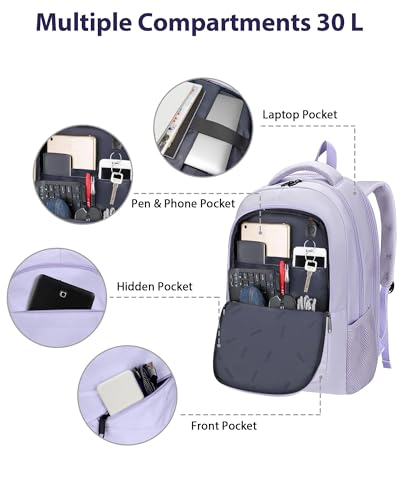 Purle Laptop Backpack for Women
