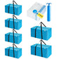 Extra Large Moving Bags Heavy Duty Space Saver Vacuum Storage Bag Vacuum Seal bags for Clothing Travel Packing bag Blue Bag for Moving Vaccine Sealed Blue Storage Bags