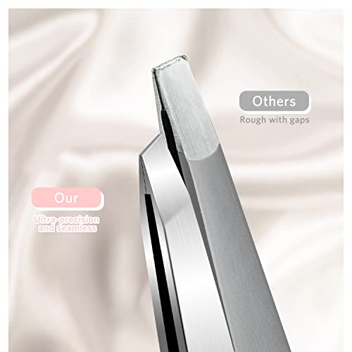 Tweezers Set for Men 9 Pcs Nail Clipper Kit with Case for Grooming (9 Count)