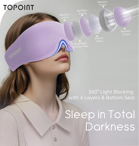 Sleep Mask with Headphones Bluetooth 5.4