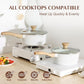 2.5 QT Ceramic Nonstick Saucepan with Lid