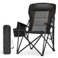 Oversized Camping Chairs High Back Heavy Duty Lawn Chair 500LBS