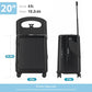 20" Carry On Luggage with Seat for Kids & Adults