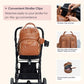 Leather Diaper Bag Backpack