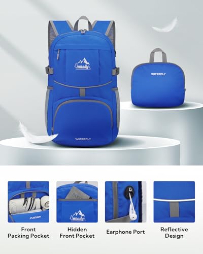 Small Lightweight Packable Hiking Backpack Foldable Travel Daypack