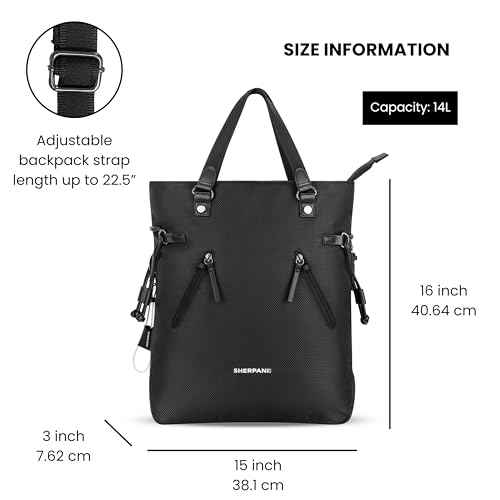Tempest Anti Theft Convertible Backpack Tote