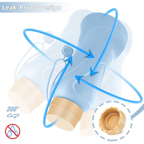Collapsible Water Bottles 2 Pack