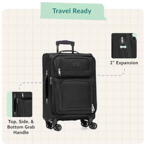 Rio Lightweight Softside Rolling Carry