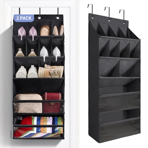 2 Pack Over the Door Shoe Organizers (2 Count)