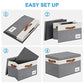 Large Storage Bins with Lids (3 Count)
