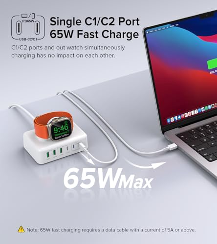 USB C Charging Station Block