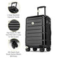 Carry On Luggage 22x14x9 Airline Approved Expandable Hardshell 20 Inch Luggage with TSA Lock Carry