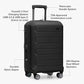 Pagosa Hardshell Expandable Luggage with Spinner Wheels (2 Piece)