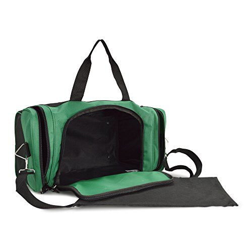 21" Blank Sports Duffle Bag Gym Bag Travel Duffel Adjustable Strap in Green