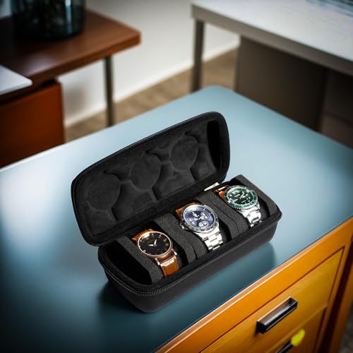 3 Slot Hard Watch Travel Case