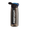 Survival - 4-Stage Water Filter Bottle, BPA-Free Water Bottle for Survival Gear, Camping, and Travel, Black