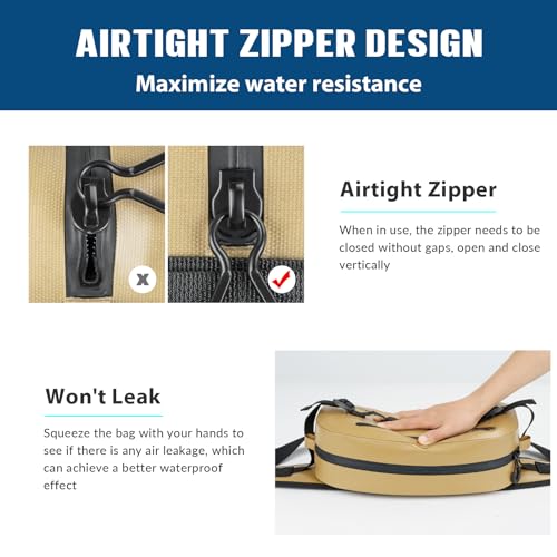 IPX8 Waterproof Fishing Backpack with Rod Holder