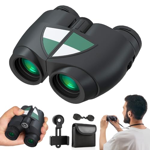 15x32 Compact Binoculars for Adults High Power with Phone Adapter