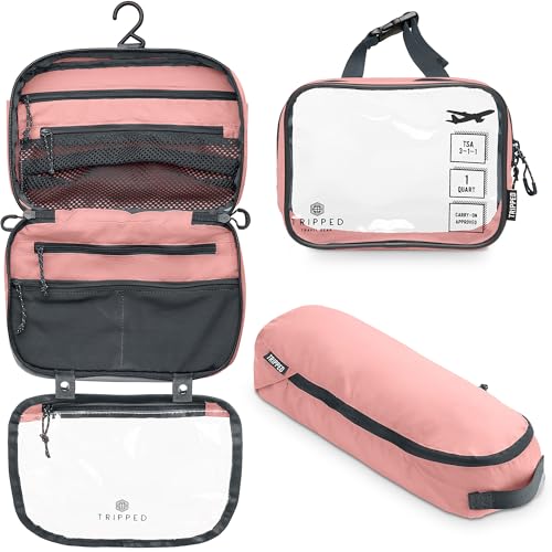 3 Piece Travel Toiletry Bag Set