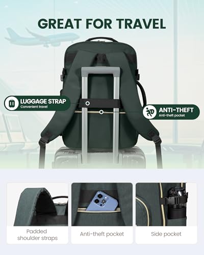 50L Travel Backpack Flight Approved Carry on Backpack