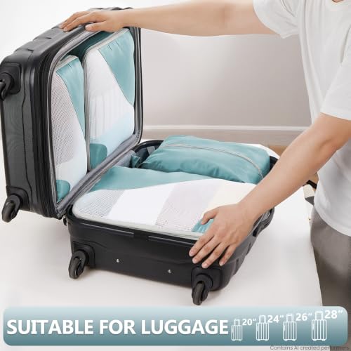 8 Set Packing Cubes for Travel (8 Count)