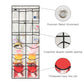 Extra Large Hanging Crystal Clear Over Door Shoe Organizers
