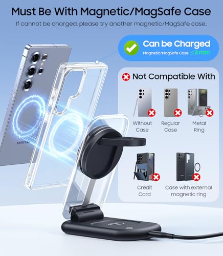 3 in 1 Foldable Wireless Charging Station for Samsung