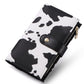 Wallet Women RFID Blocking Multi Cards Wallet Credit Card Holder for Women Large Capacity Lady Leather Trifold Travel Wallet with Pen Holder