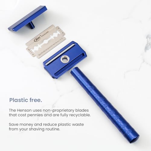 Razor Copper Double Edge Safety Razor with 5 Spare Blades