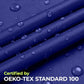Hooded Rain Poncho Waterproof Raincoat Jacket for Men Women Adults