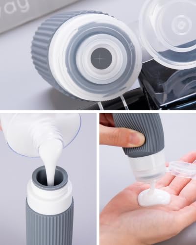 Travel Bottles for Toiletries 8 Pack (8 Count)
