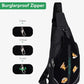 Medium Crossbody Sling Backpack Anti Theft Backpack for Traveling Chest Shoulder Bag