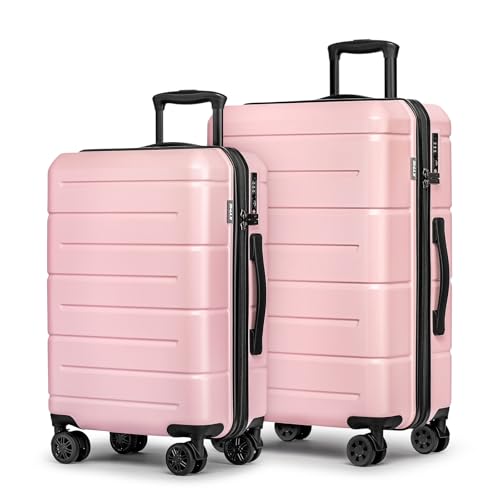 Luggage Sets 2 Piece Suitcase Set Hardshell 20 inch (2 Count)