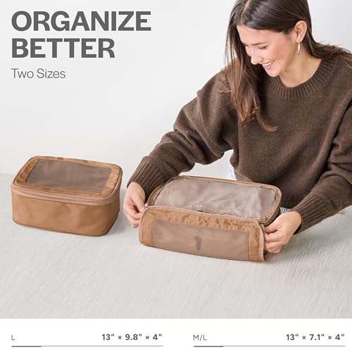 Compression Packing Cubes for Travel (2 Count)