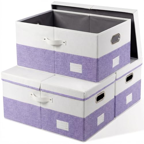 Storage Bins with Lids [3 (3 Count)