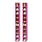 2 Pack 10 Tier Slim Hanging Shoe Organizer Pink