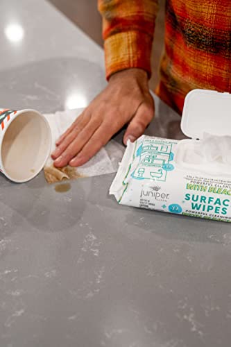 3 Pack Surface Cleaning Wipes with Bleach (216 Count)