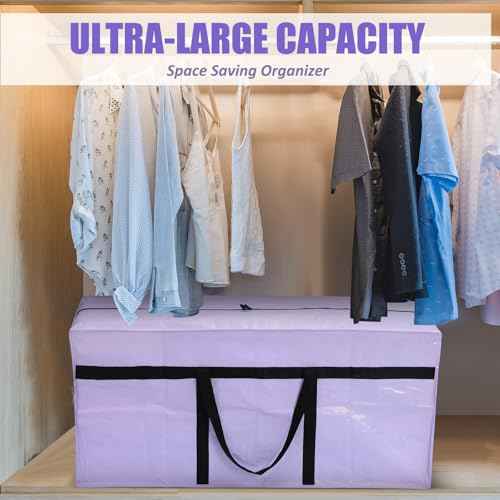 4 Pcs 66 Gallon Extra Large Moving Bags Heavy Duty Storage Bag (4 Count)