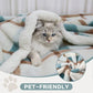 Super Soft Faux Rabbit Fur Sherpa Fleece Throw Blanket