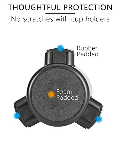 Solid GPS Cup Holder Mount for Garmin [Adjustable Arm]