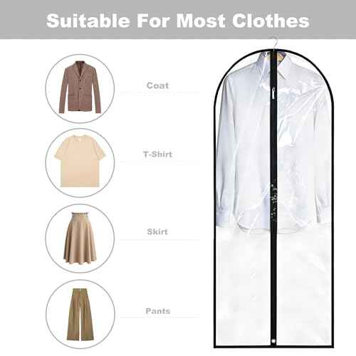 Dress Bags for Gowns Long (2 Count)