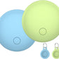 Air Tags Tracker 2-Pack, Item Finders Work for Apple Find My APP(iOS Only) Tracker Tags for Keys, Luggage, Backpack etc,Replaceable Battery, IP67 Waterproof with Holder Keychain,Sky Blue and Green