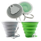 2 Pack Silica gel Collapsible Travel Cup 270ml