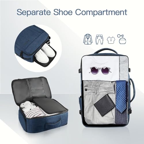 55L Extra Large Travel Backpack for Men
