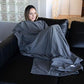 Ultra Compact Travel Blanket Pillow Airplane Long Flights