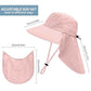Sun Hat for Men Women with Neck Flap
