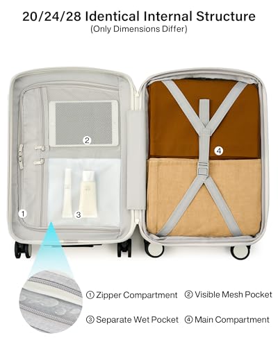 28 Inch Expandable Large Checked Luggage