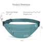 Small Crossbody Bags Sling Fanny Pack for Men with Adjustable Straps