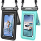 Double Space Floating Waterproof Phone Pouch [Up to 8.5''] (2 Count)